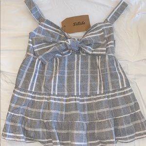 Listicle Bow Tie Tank - NWT - Large